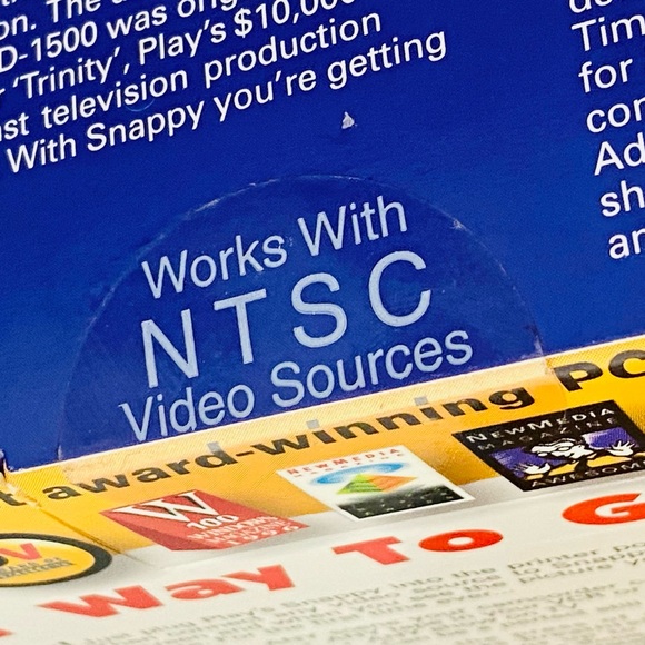 New in Box Vintage Snappy Video Snapshot 2.0 software Unit,Software,Manual - Picture 8 of 11